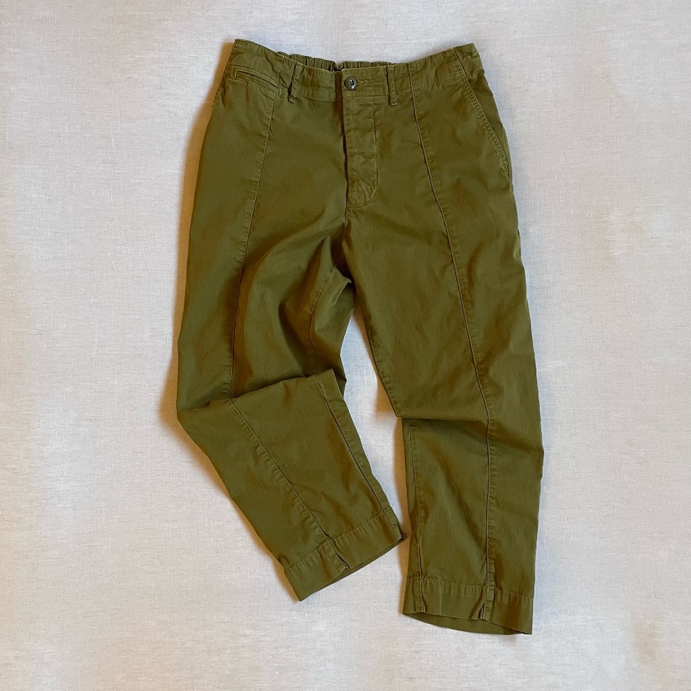 SOLD: Alex Mill Twill Pants Olive Green
